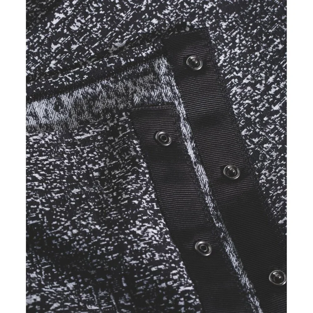 Lululemon Vinyasa Wrap Scarf Rulu Running Luon Jacquard Gray Black Convertible